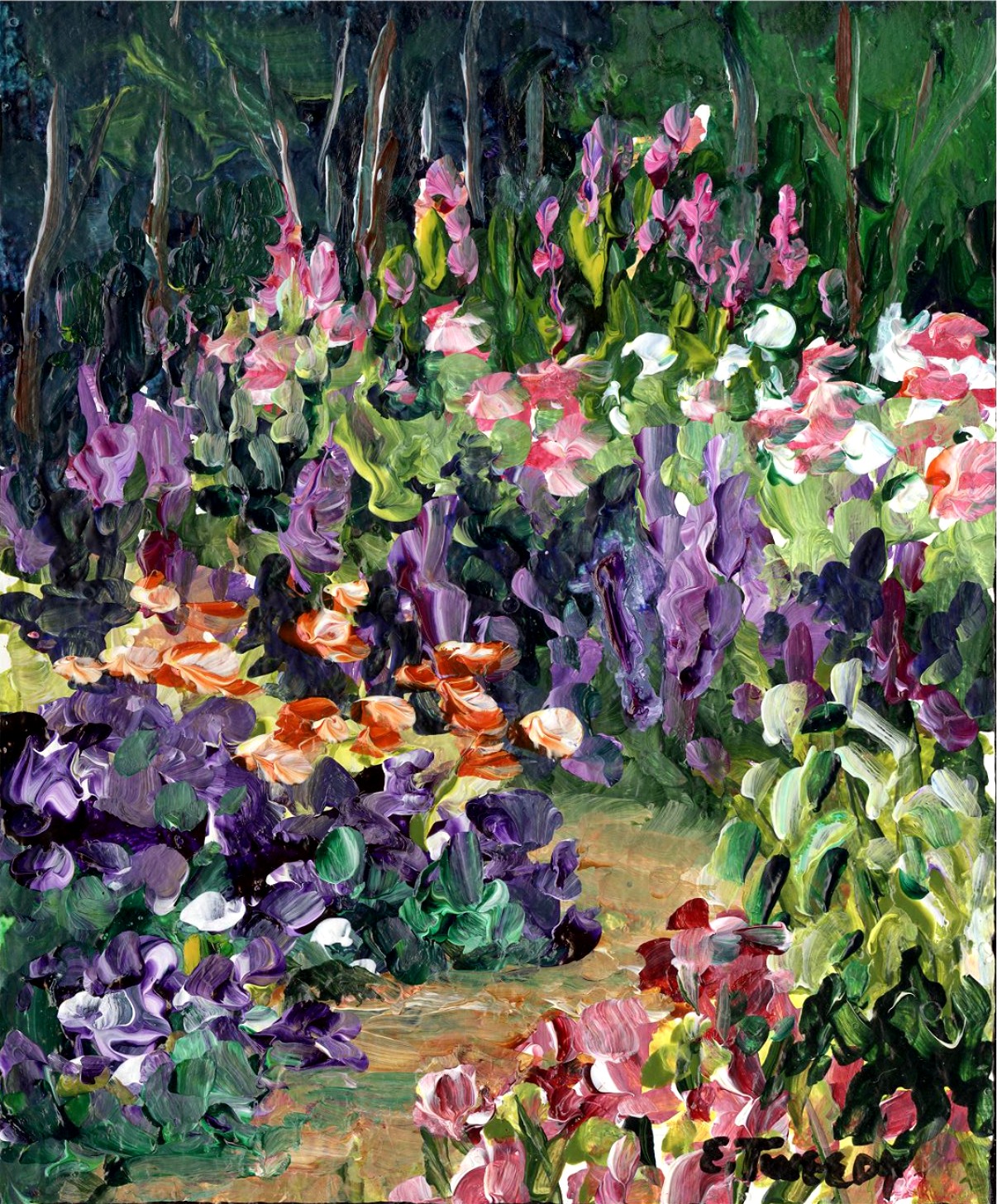 Elaine Tweedy - Impression of a Garden, Devonian Botanic Gardens