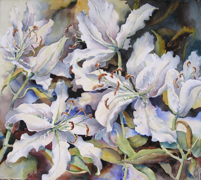 Elaine Tweedy - Breathtaking - the Casa Blanca Lily (SOLD)