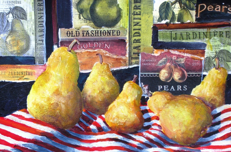 Elaine Tweedy - Pear Collage