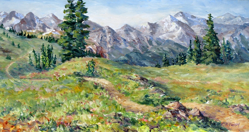 Elaine Tweedy - Beyond the Meadow, Sunshine Meadows (SOLD)