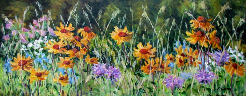 Elaine Tweedy - Brown Eyed Susans (SOLD)