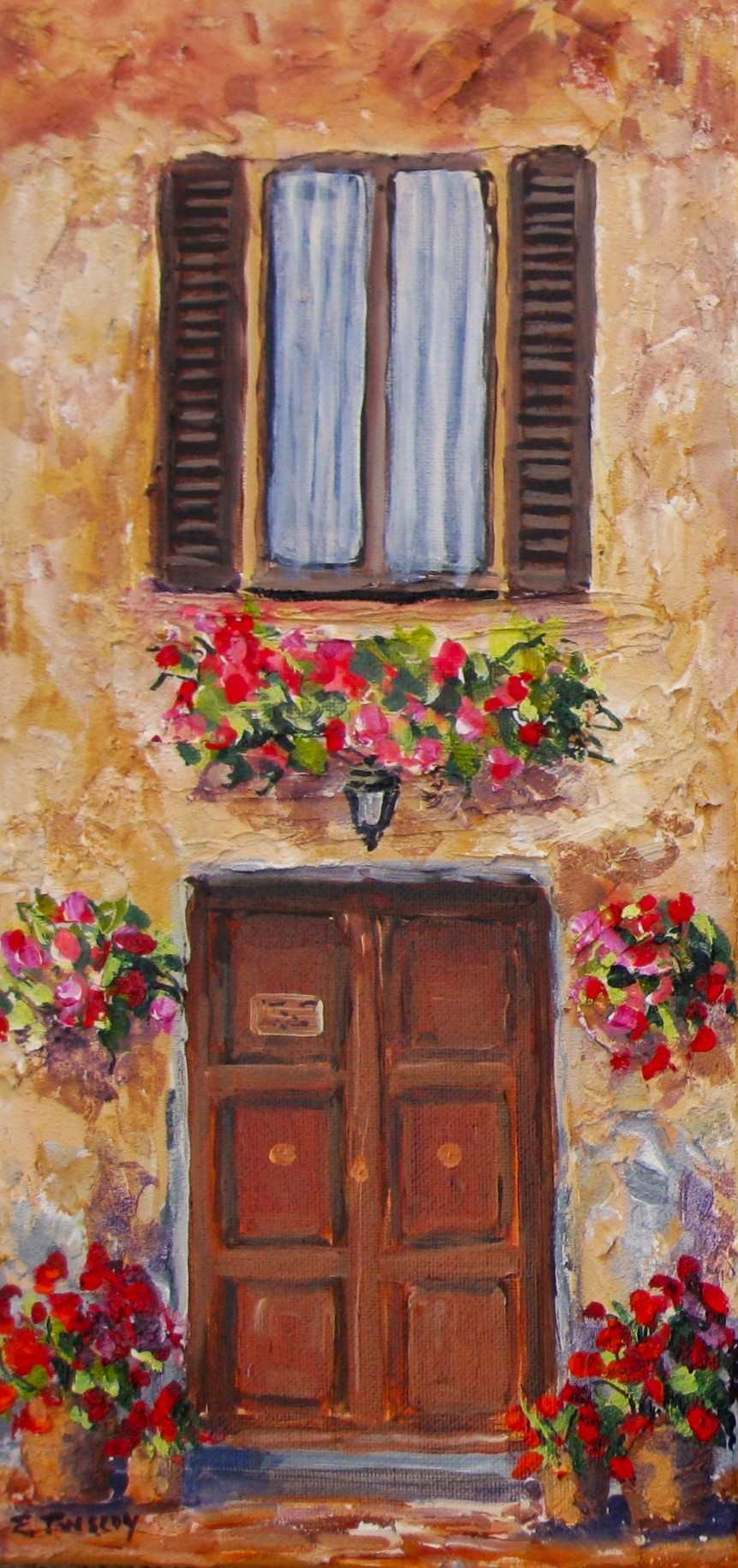 Elaine Tweedy - Pienza Facade (sold)