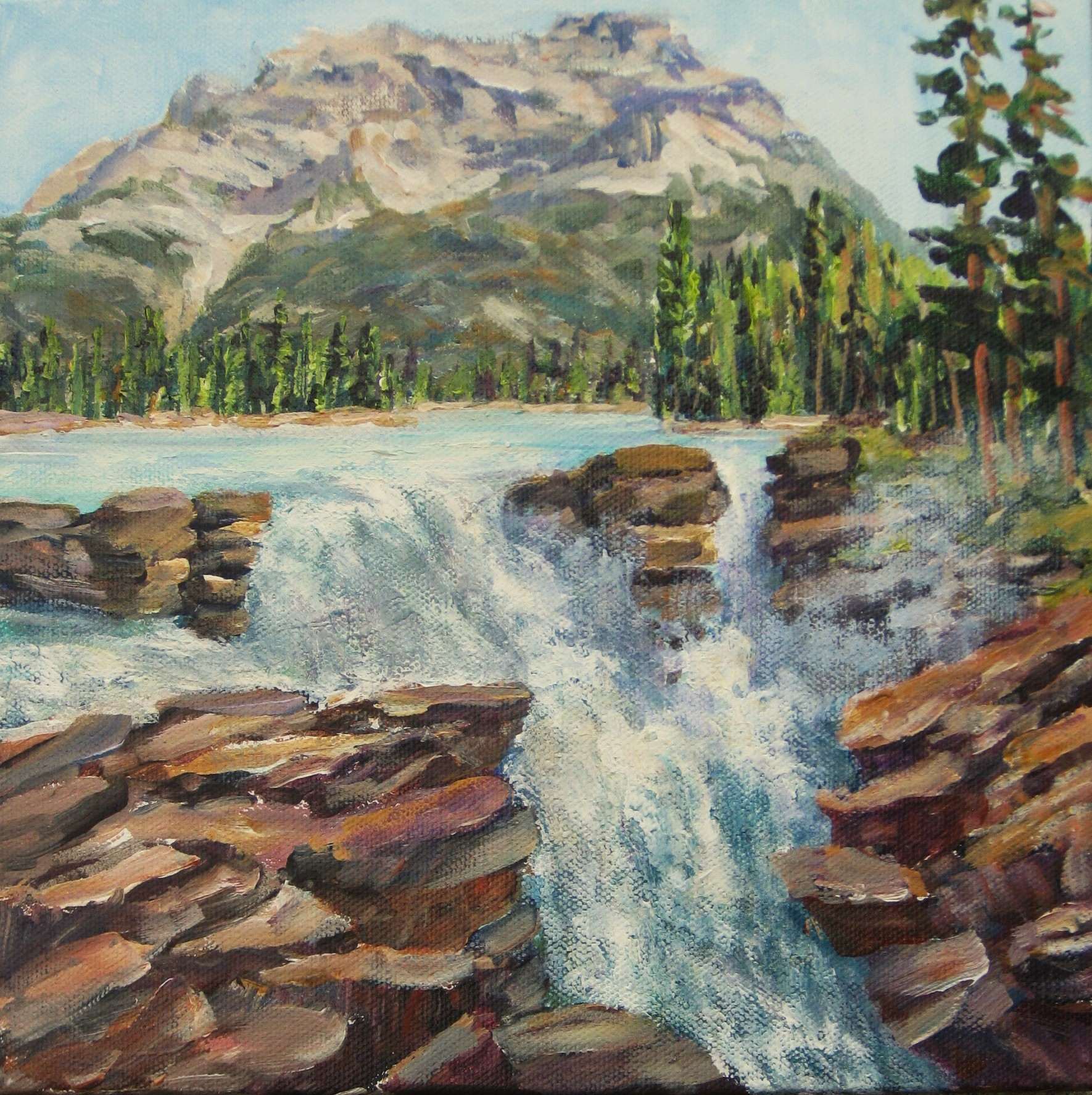 Elaine Tweedy - Athabasca Falls, Jasper