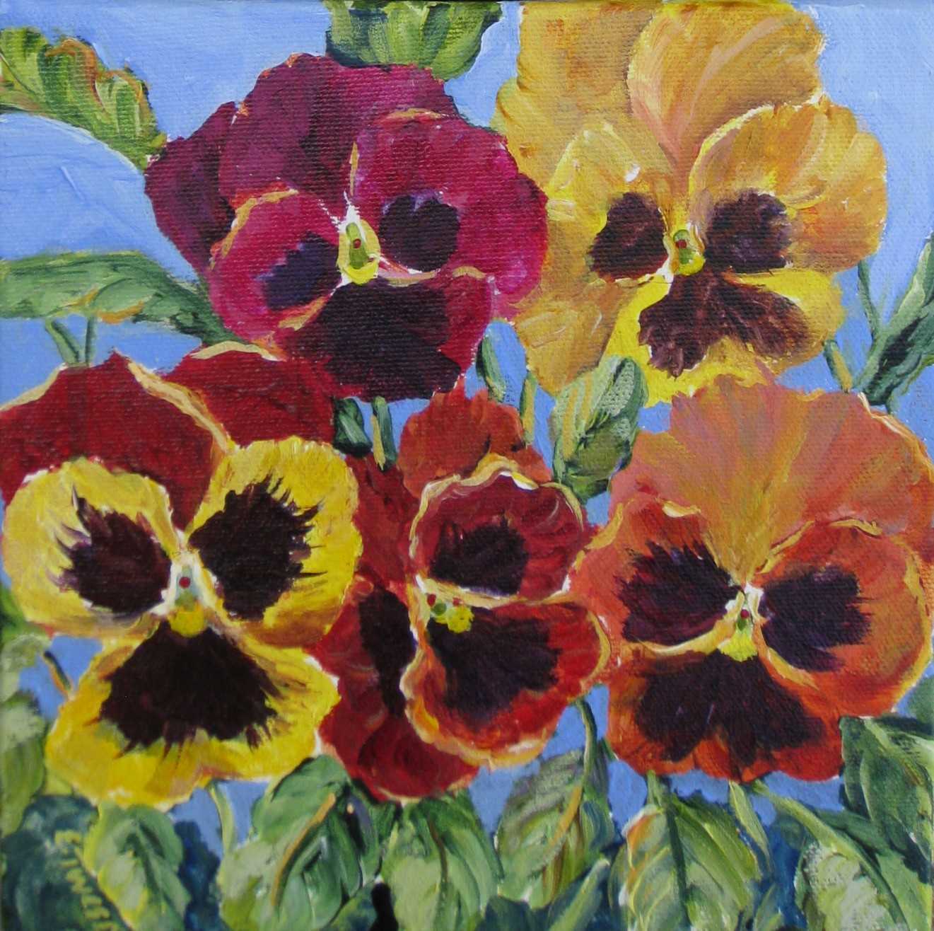 Elaine Tweedy - Pansy Mix II