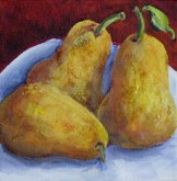 Elaine Tweedy - Three Pears (SOLD)