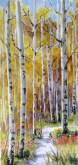 Elaine Tweedy - Path in the Poplars, Jasper